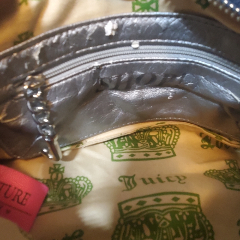 Y2k Juicy Couture Barrel Bag Lime Green Velour - Picture 10 of 13